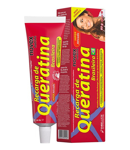 Recarga De Queratina Capilar Novex 80g