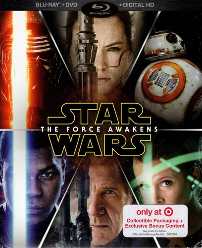 Star Wars Episodio 7 Despertar De La Fuerza Target Blu-ray