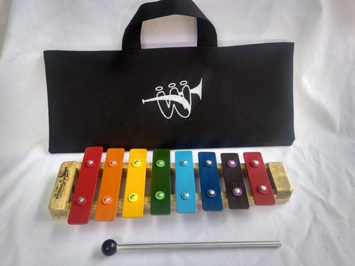 Xilofono Marimba 8 Notas De Colores W Carrasco