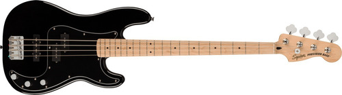 Pacote de baixo elétrico Affinity Series Precision Bass Blk, acabamento corporal envernizado, número de cordas, 4 cores, preto, orientação à mão direita