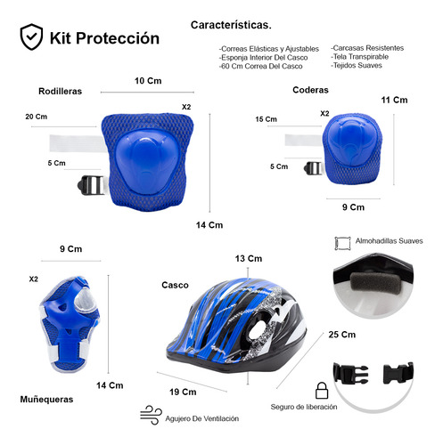 Scooter Juvenil Plegable Patín Del Diablo + Protecciones