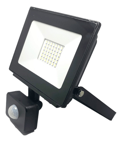 Foco Led 10w Luz Fría Ip65 Sensor Movimiento Y Luz Ambiental