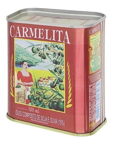 Oleo Composto Oliva Soja 500ml Lata Carmelita