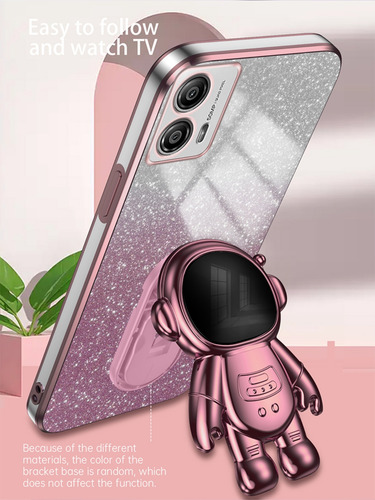Bling Silicona Funda Case For Moto + Astronauta Soport