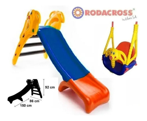 Tobogan + Hamaca Elefantito Bebe Rodacross Combo Babymovil