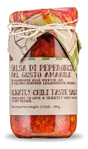 Salsa De Chile Calabrés Triturada Suave 180 G Ligeramente Pi