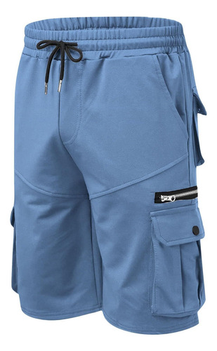 Bermudas Para Hombre, Pantalones Cortos Gris, Large