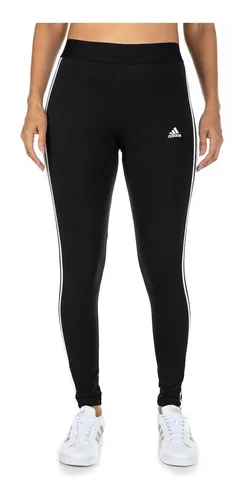 Calça Adidas 3 Listras Feminina Preta - Calça Esportiva - Magazine