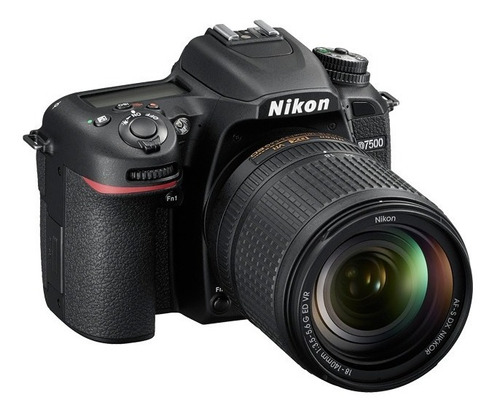  Nikon Kit D7500 + lente 18-140mm ED VR DSLR color  negro 