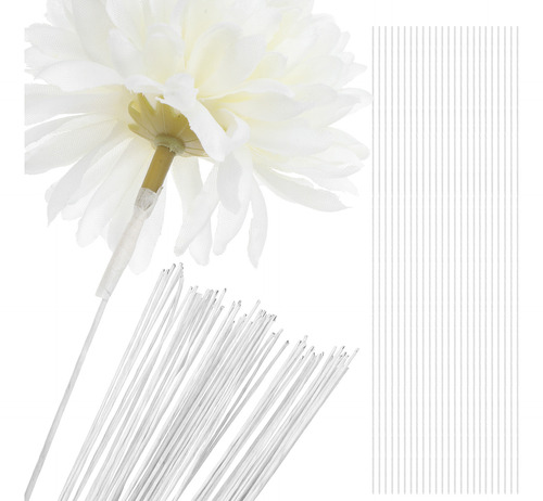 100 Unidades De Alambres De Floristería Para Envolver Tallos