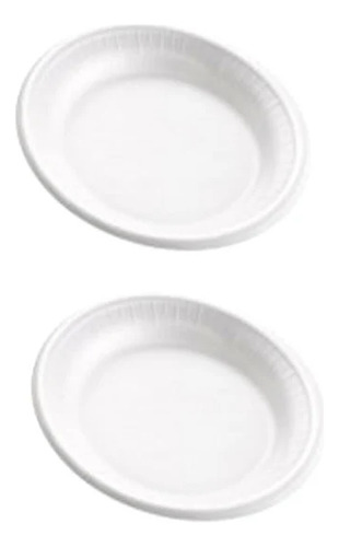 Platos Desechables Reyma #8 Pack 20 Pz Práctico Y Eficiente Blanco