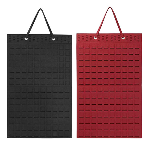 2x Organizador De Brincos De Feltro Para Pendurar Joias,