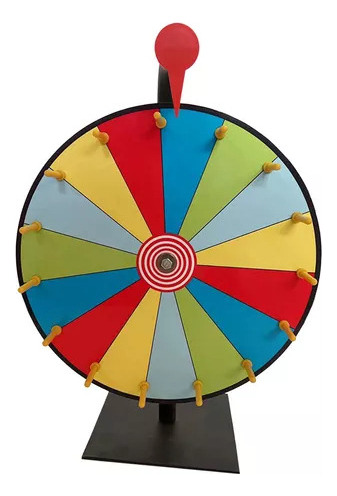Sorteo De Ruedas Giratorias De Wheel Of Fortune Con Pedestal