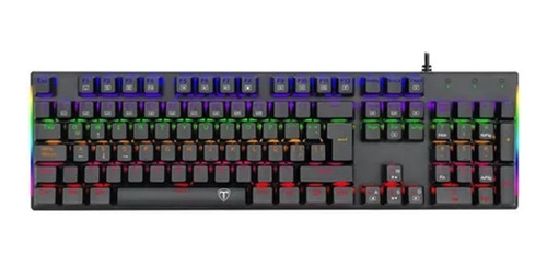 Teclado Mecánico Gamer T-dagger T-tgk310-rd Naxos Rgb Usb