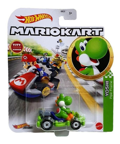 Hot Wheels Mario Kart - Yoshi - Mattel Grn19