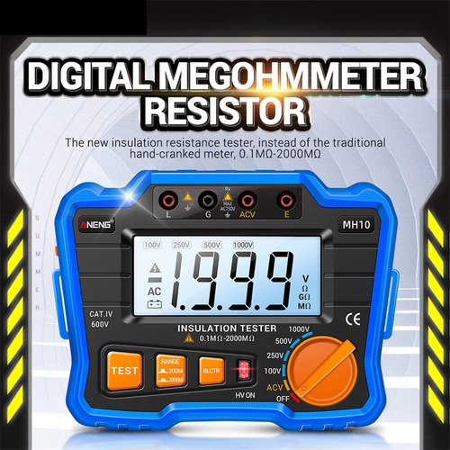 Comprobador De Aislamiento Multi Testers Con Estuche De Azul