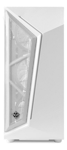Gabinete Gamer Tgt Carbon, Rainbow, Mid-tower Lat De Vidro W Cor Branco