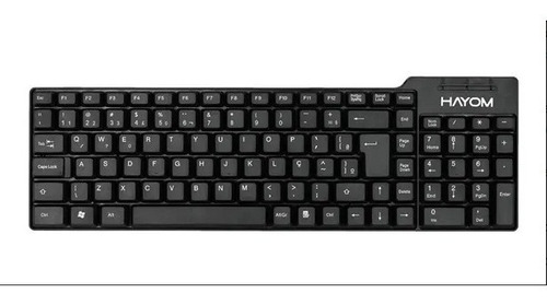 Imagem 3 de 9 de Kit Teclado E Mouse Basico Com Fio Usb