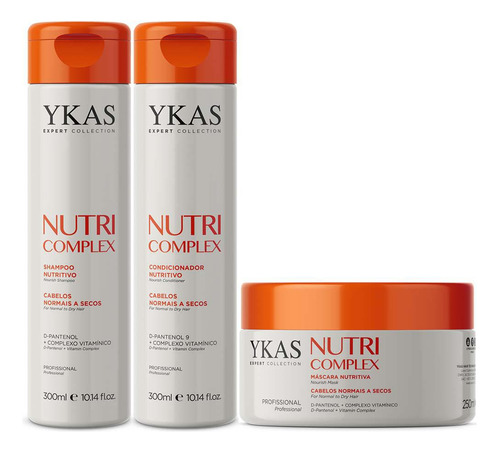 Kit Tratamento Ykas Nutri Complex Home Care