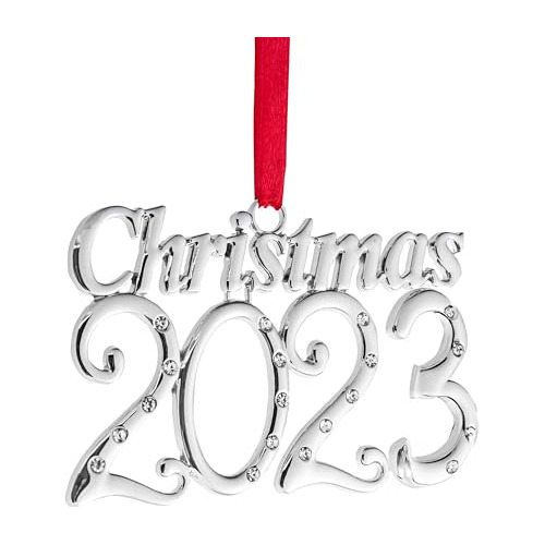 Adorno De Navidad 2023 Recuerdo Fecha 2023 Adorno De Na...
