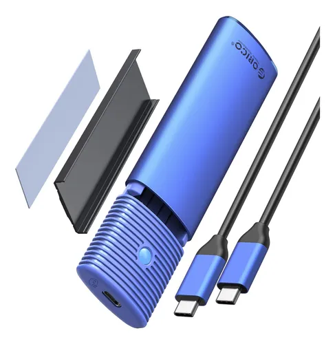 Adaptador De Caja Ssd Orico M.2 Nvme Sata Usb-c 10 Gbps