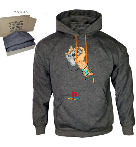 Imagen 4 de 10 de Buzo Hoodie Personalizable Saco Play Station Gamer Unisex