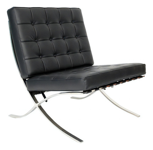 Sillon Barcelona - Blanco O Negro - Promoción!!! Diseño De La Tela Piel Italiana