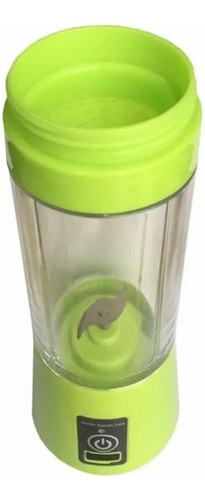 Mini Liquidificador Portátil Juice Cup Usb 6 Lâminas Verde 127/220V