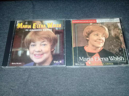 Lote 2 Cds Maria Elena Walsh - 20 Grandes Exitos
