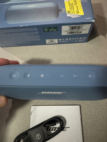 Bocina Bose Flex 2 Azul En Caja Original Azul Acero (Usado)