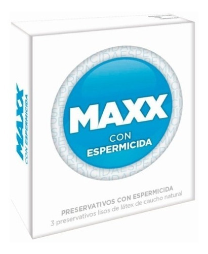 Preservativos Maxx Espermicida 12 Cajitas X 3 Unid C/u