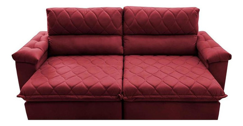 Sofá Retrátil Reclinável 2,35m Cama Inbox Big Home. Velusoft