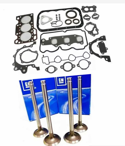 Empacadura Motor + 6 Válvulas Daewoo Matiz Tico Damas Labo