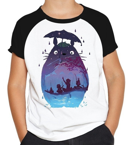 Remera De Niño Totoro Ranglan