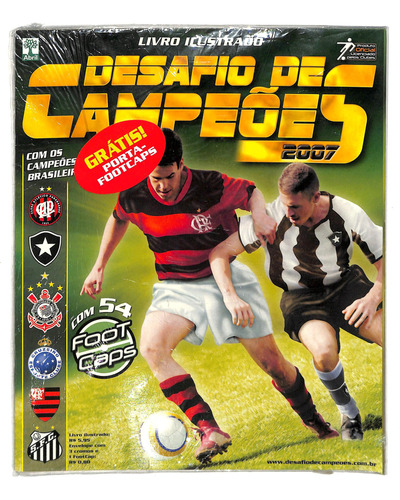 Desafio De Campeões 2007 - Livro Ilustrado Vazio + 2 Pacotes