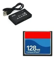 Comprar Cartão De Memória Compact Flash Sandisk 128mb Cf + Leitor