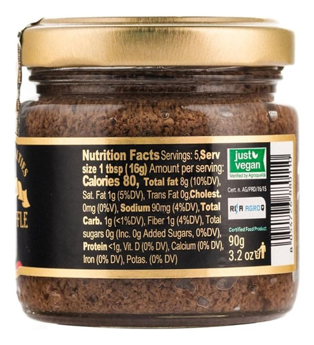 Paté De Trufa Blanca Kosher La Rustichella 90g.