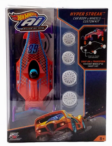 Kit Hot Wheels Ai Hyper Streak Car Body & Wheels Custom