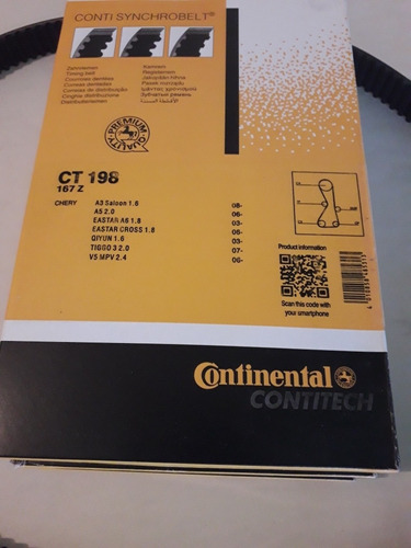 Correa De Tiempo Arauca/x1 Marca Continental Original Aleman