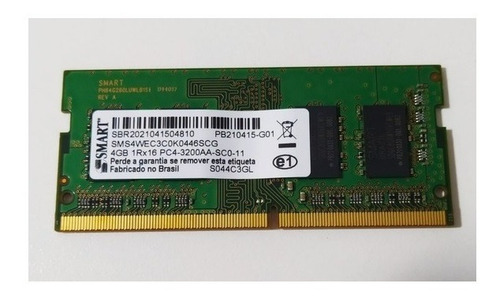 Kit2memória Notebook Smart 4gb Ddr4 3200 Sms4wec3c0k0446scg (Usado)