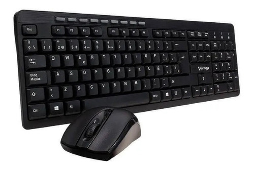 Kit Teclado Y Mouse Inalámbrico Vorago Km-304 Multimedia Usb