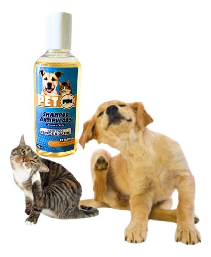 Shampoo Para Piojos Perro Y Gatos Pet Fin El Mejor