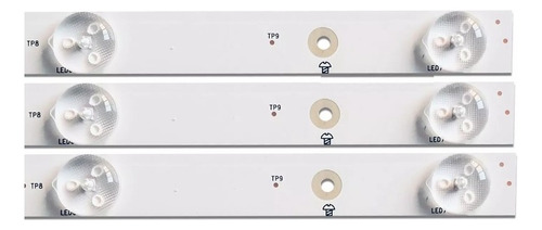 Dt 3 Tiras Con 7 Led Para Tv 32 Polaroid Ptv3215led