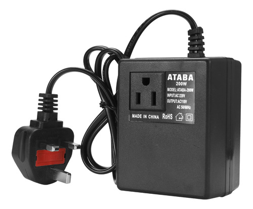 Convertidor De Voltaje 220v, Adaptador De Corriente Alterna