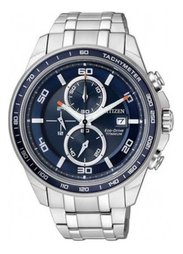 Reloj Citizen Eco Drive Titanium Crono Wr100 Ca034551l