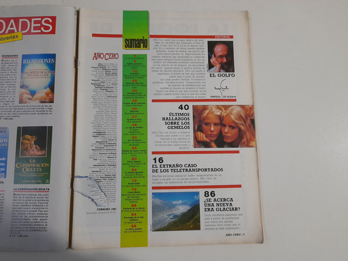 Revista Año Cero Numero 7 *1991 (Usado)