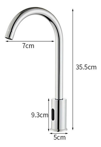 Grifo De Lavabo De Baño Sin Contacto, Grifo De Detección
