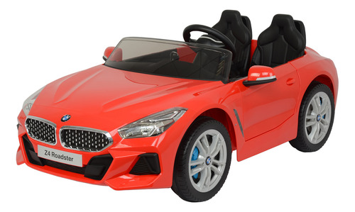 Bmw Z4 Eléctrico Para Niños Con Control Remoto Y Luces Rojo
