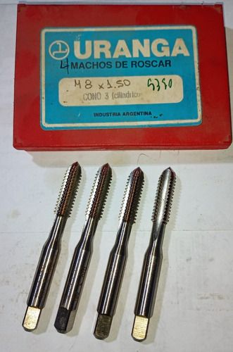 Macho Uranga M 8x1.50 (rosca Especial) Hsse -iso R529 Cono 3