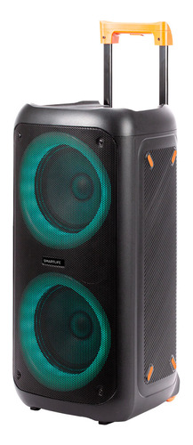 Parlante Smartlife Party Box 60w Bafle Bluetooth Eq 2x8 Rgb Color Negro
